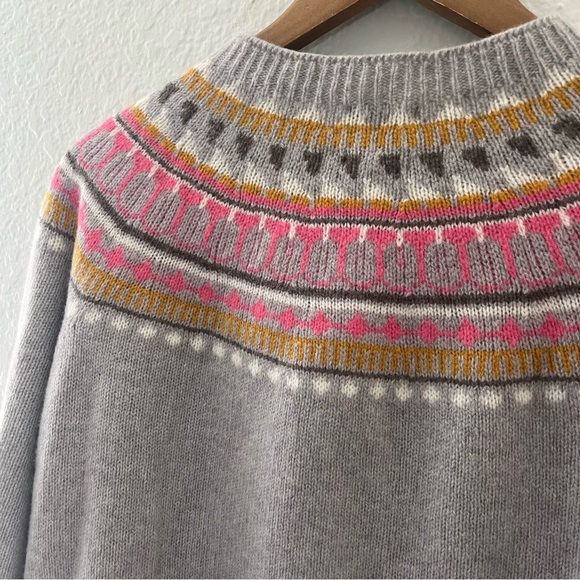 J. Crew Harley Of Scotland lambswool crewneck sweater Size Large - Picture 10 of 10